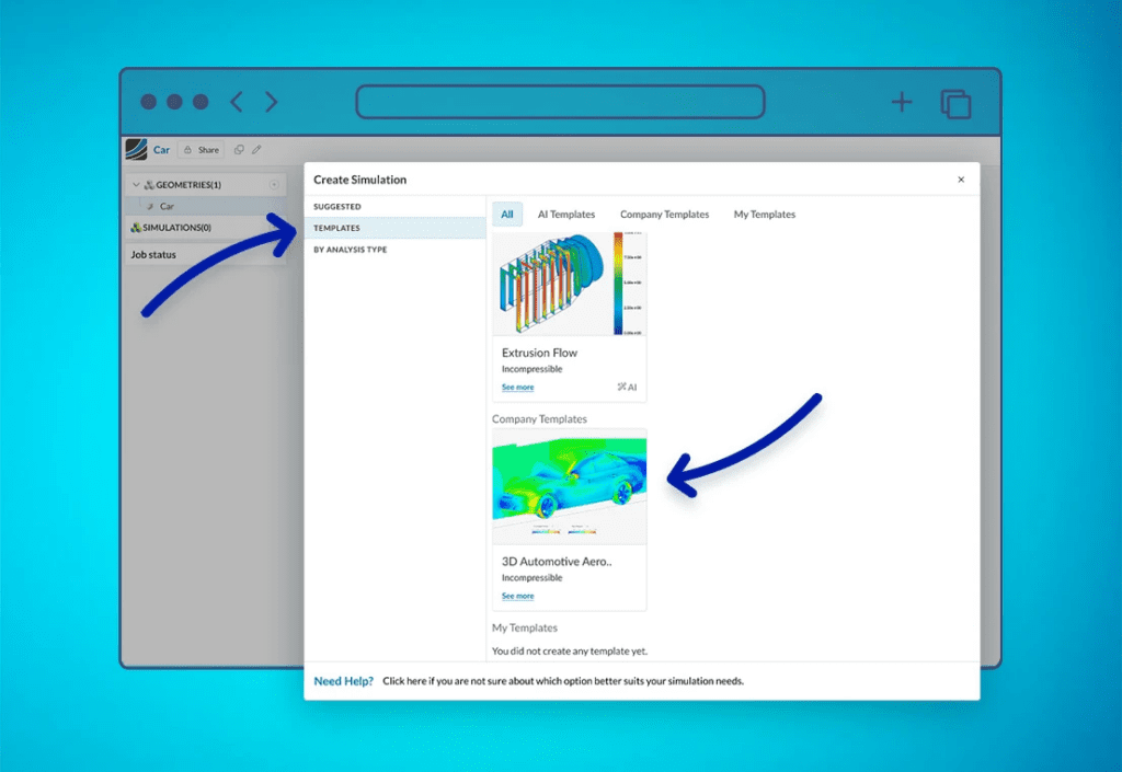 Automating Simulation Workflows: Templates and Admin Features in SimScale.
