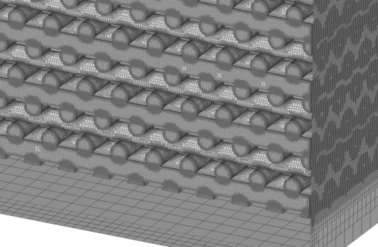 hex-mesh of breast implant design