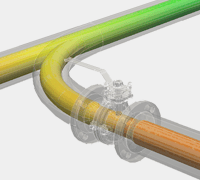Concrete flow pressure