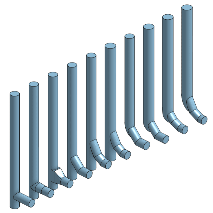 Design iterations simulated with SimScale